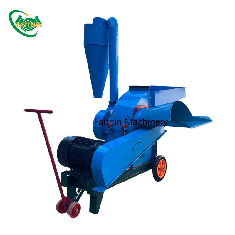 Hay and Straw Feed Crusher Feed Residue Cutting Machine Feed Crusher Corn COB Hammer Mill