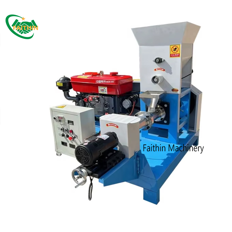 Shrimp Crab Bird Food Machine-Small Dog Frog Floating Granule Fish Feed Puffing Machine Core Motor