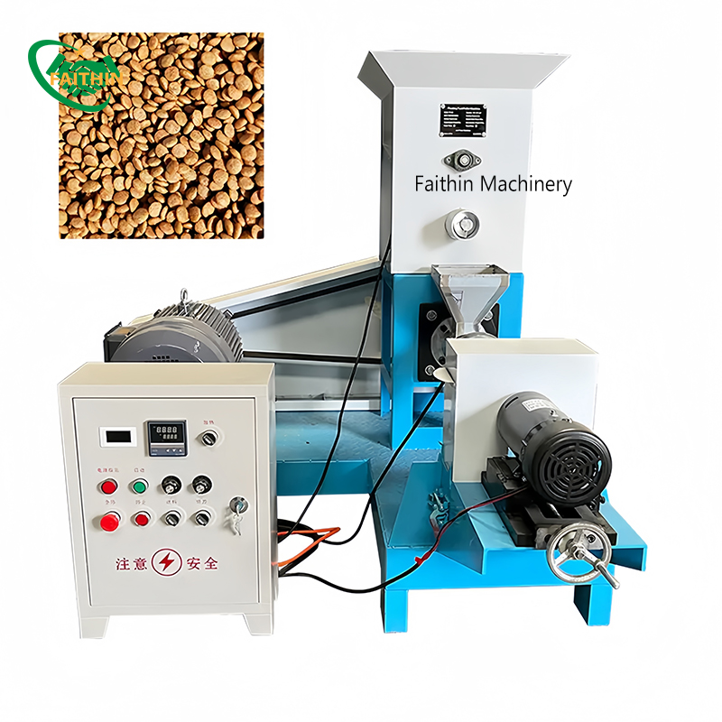 Factory Price Dog Floating Fish Chicken Cat Animal Feed Extruder Pellet Making Machine