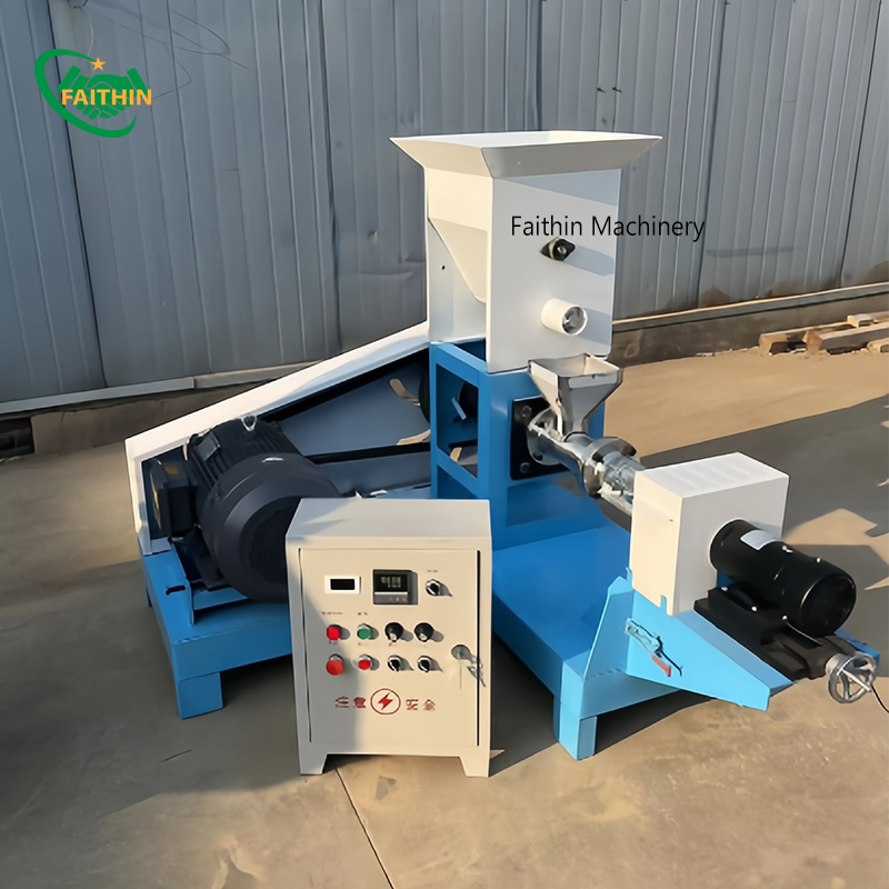 Floating Fish Feed Production Machine Screw Press Shrimps Food Pellet Making Machine