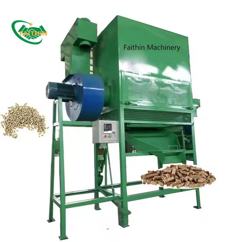 Poultry Rabbit Food Chicken Feed Pellet Making Line Animal Feed Pellet Cooler Pellet Drying Machine 