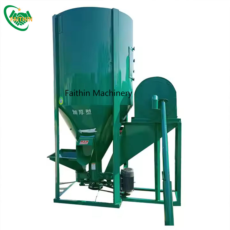 Wholesale Poultry Feed Mixer Grinder Machine In Stock Poultry Feed Mixer Free Spare Parts Feed Mixing Biomass Crusher 220-380V