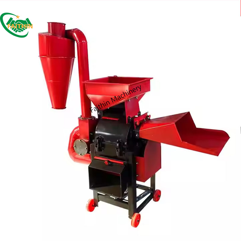 Grass Hay Cutter Crusher Animal Feed Forage Cutting Machine Chaff Cutter Pulper Machine 