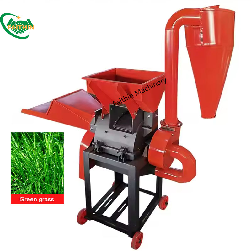 High Quality Grass Crusher Straw Cutting Machine Chaff Cutter Price Fodder Chopper Machine Hay Cutter Silage Cutter