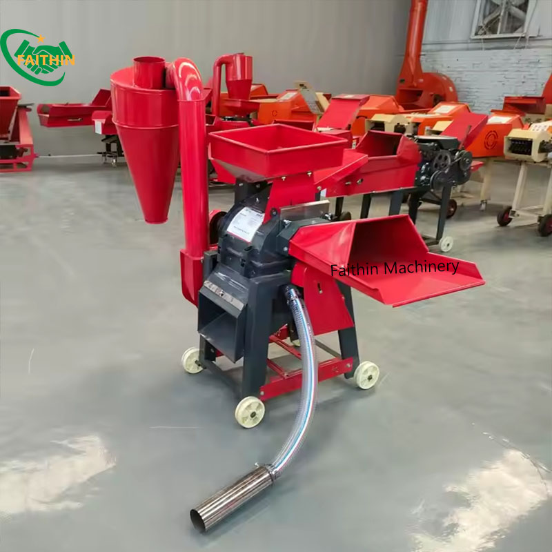 Dry And Wet Grass Corn Straw Multi-Grain Crusher Hay Cutter Grass Crushing Machine Chaff Pulper Machine 