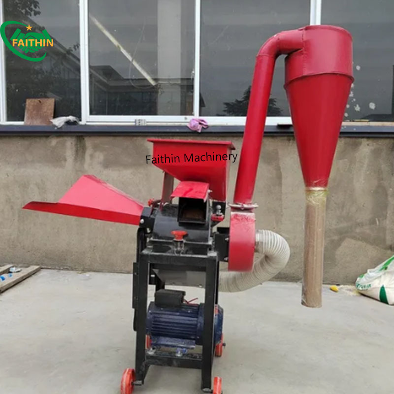 Hay Silage And Wheat Stalk Chaff Cutter Animal Feed Making Machine Chaff Pulper Machine 