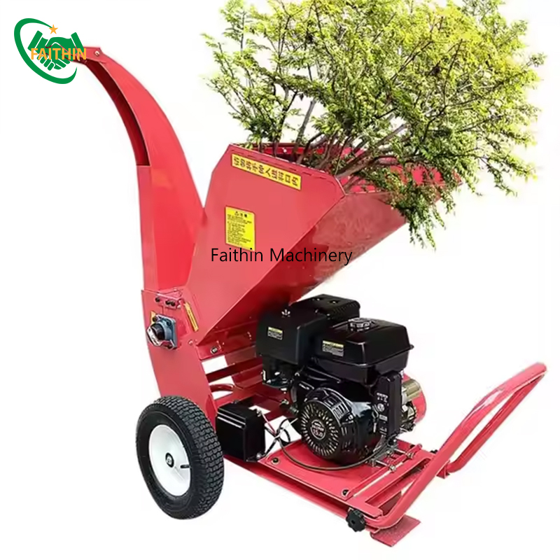 High Quality Grape Grain Tree Branch Chipper Machine Forestry Equipment Wood Chopper Machine