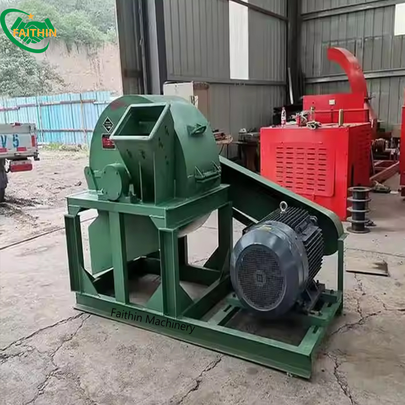 Industrial Wood Shredders Chipper Wood Log Chipper Crusher Making Sawdust Machine
