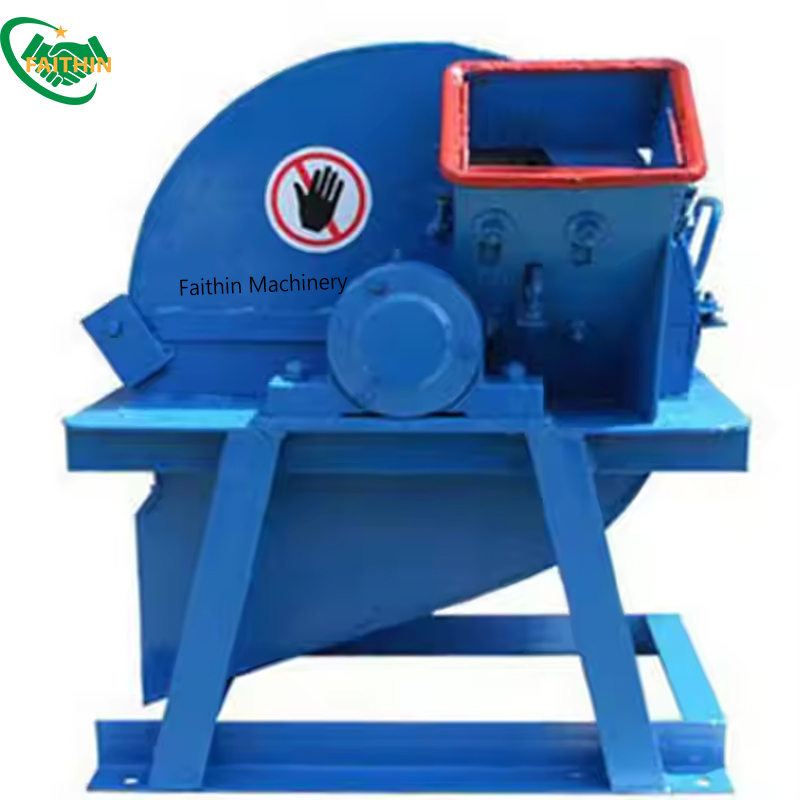 Large Wood Shredder Dry And Wet Dual-Use Branches Wood Sawdust Bamboo Straw Mushroom Wood Shredder