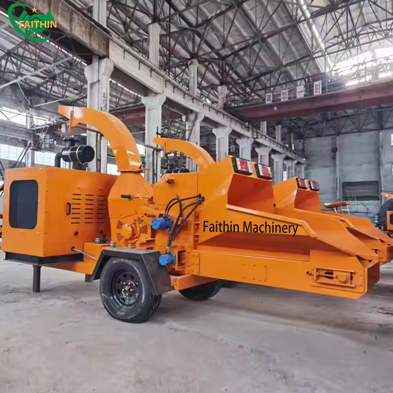 2025 Garden Machine Agriculture Equipment Branch Crusher Shredder Wood Chip Branches Crusher Wood Crusher 