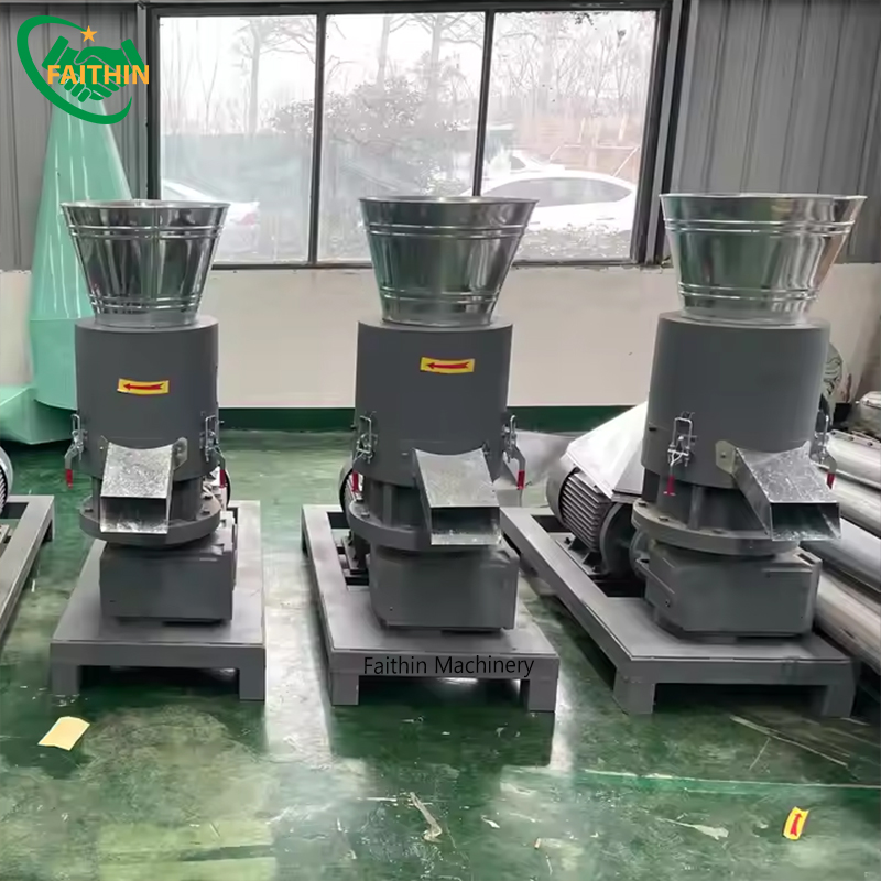Low Price Mini Biomass Saw Dust Rice Husk Hops Wood Pelletizing Machine Flat Die Small Pellet Machine