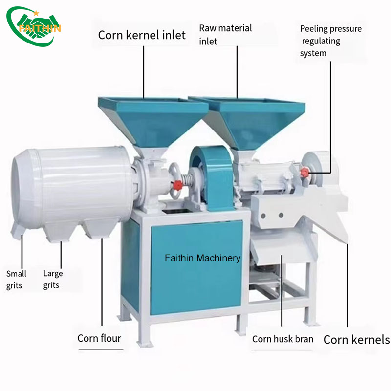 Corn Wheat Flour Mill Grinding Machine Maize Meal Flour Plant Industrial Corn Grinding Mill Machine Corn Grits Making Machine
