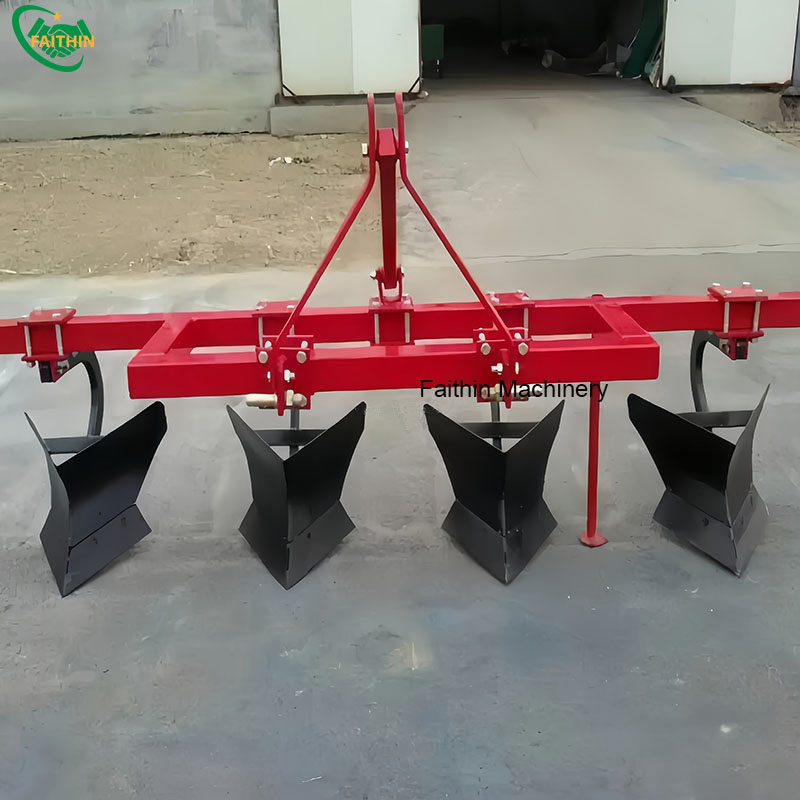 Agriculture Machinery Deep Furrow Ridger Plough for Tractor 1-5 Row Ridger Machine