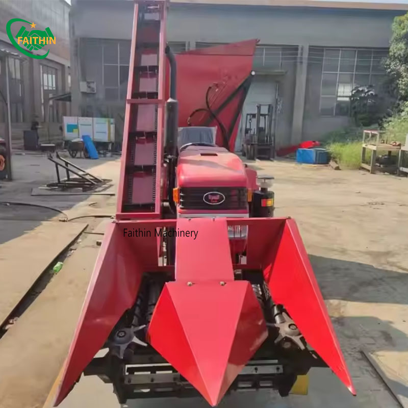 Tractor Mounted Small Combine Maize Harvester Machine Walking Mini Maize Harvester Corn Harvester Machine