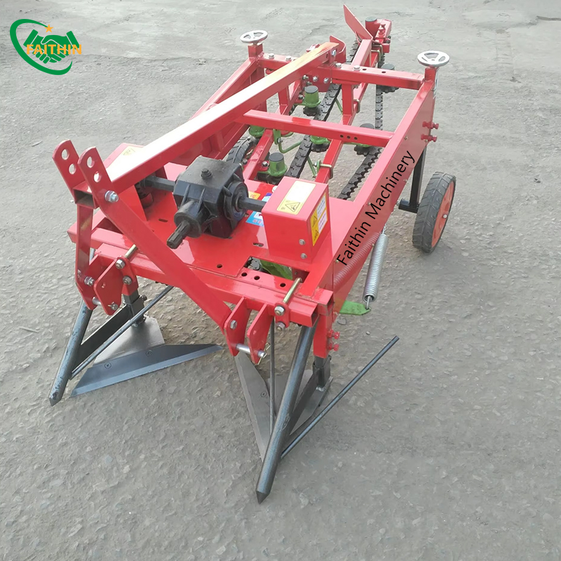 Hot Sale Walking Tractor Peanut Harvester Machine Two Rows Groundnut Digger And Picker